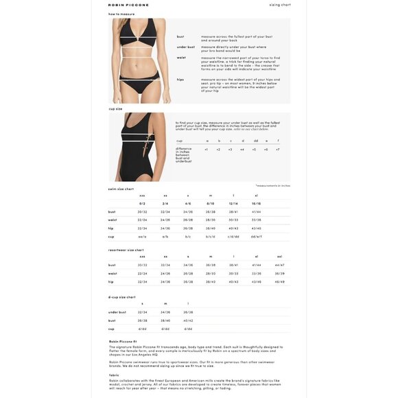 Robin Piccone Bikini Swim Top Underwire  Cup D Fuisha Bottom High Weist Sz M#0 - Picture 10 of 10